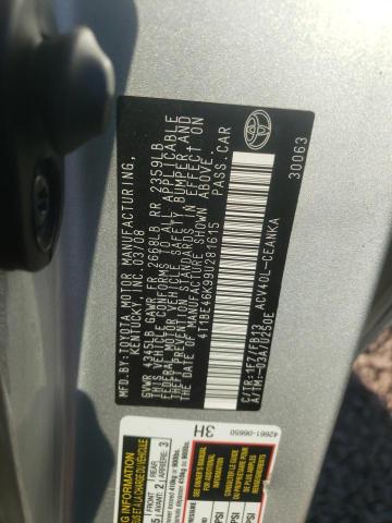 Photo 10 from auction – 2009 TOYOTA CAMRY BASE with VIN 4T1BE46K99U281615
