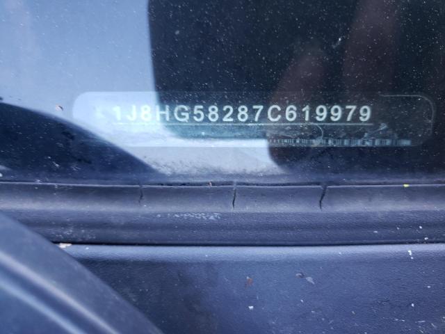 Photo 10 from auction – 2007 JEEP COMMANDER with VIN 1J8HG58287C619979