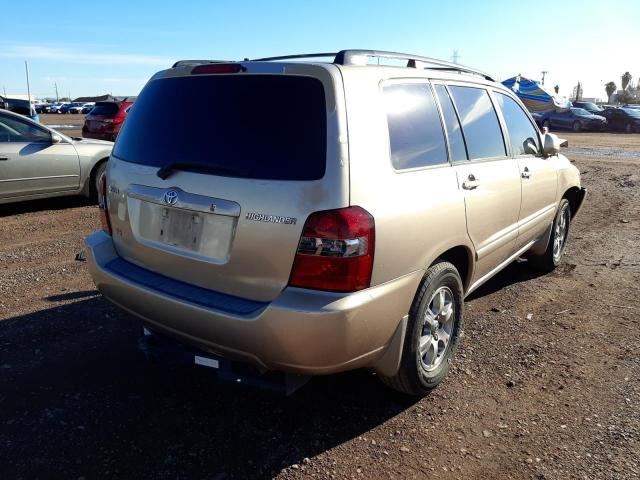 Photo 4 from auction – 2004 TOYOTA HIGHLANDER with VIN JTEGP21A840006059