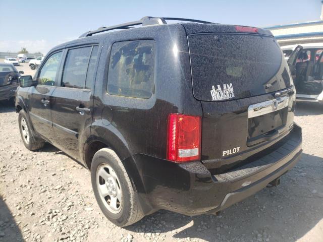 Photo 3 from auction – 2011 HONDA PILOT LX with VIN 5FNYF4H2XBB098991