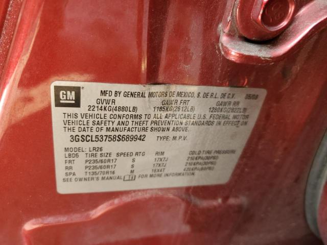 Photo 10 from auction – 2008 SATURN VUE XR with VIN 3GSCL53758S689942