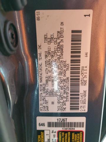 Photo 10 from auction – 2011 TOYOTA TUNDRA DOU with VIN 5TFRY5F12BX115206