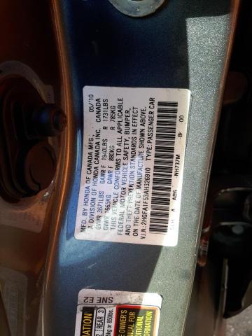 Photo 10 from auction – 2010 HONDA CIVIC LX with VIN 2HGFA1F53AH326910