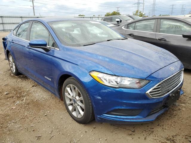 FORD FUSION SE 2017 with VIN 3FA6P0LU1HR296460 - Photo from auction