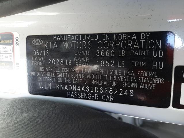 Photo 10 from auction – 2013 KIA RIO EX with VIN KNADN4A33D6282248