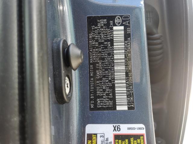 Photo 10 from auction – 2015 TOYOTA COROLLA L with VIN 2T1BURHE4FC472055