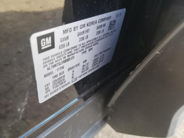 Photo 10 from auction – 2022 CHEVROLET TRAILBLAZE with VIN KL79MTSL5NB085124