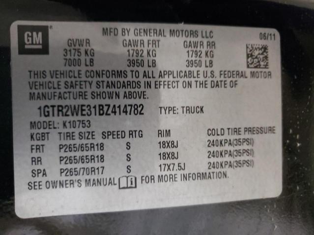 Photo 10 from auction – 2011 GMC SIERRA K15 with VIN 1GTR2WE31BZ414782