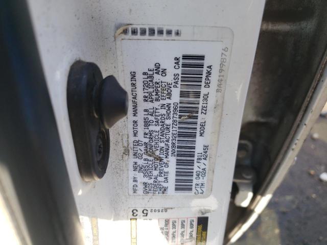 Photo 10 from auction – 2007 TOYOTA COROLLA CE with VIN 1NXBR32E17Z873960
