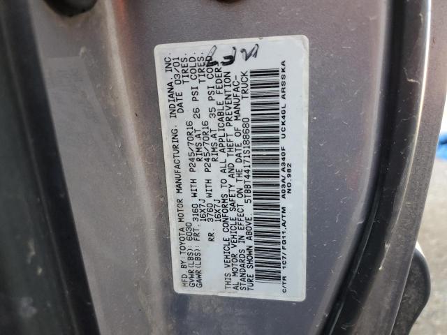 Photo 10 from auction – 2001 TOYOTA TUNDRA ACC with VIN 5TBBT44171S188680