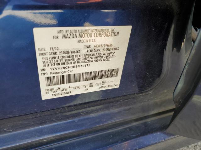 Photo 10 from auction – 2011 MAZDA 6 I with VIN 1YVHZ8CH0B5M13173