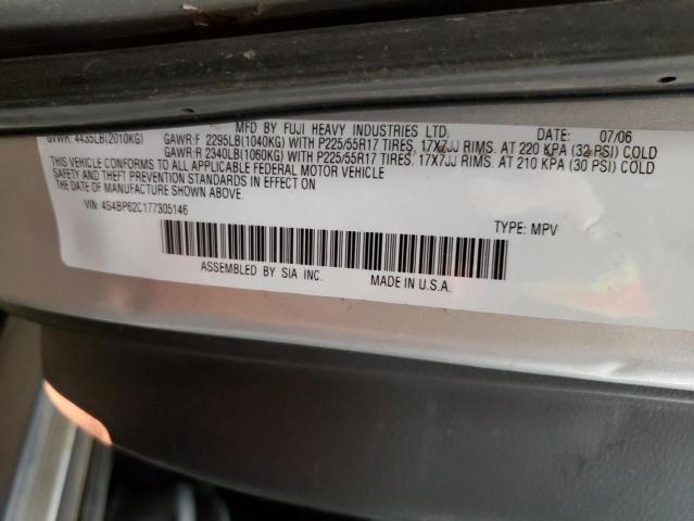 Photo 10 from auction – 2007 SUBARU OUTBACK OU with VIN 4S4BP62C177305146