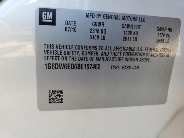 Photo 10 from auction – 2011 CADILLAC STS LUXURY with VIN 1G6DW6ED6B0107462