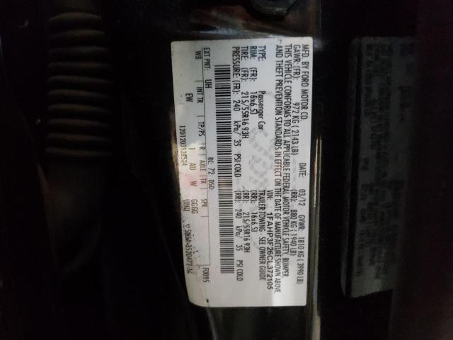Photo 10 from auction – 2012 FORD FOCUS SE with VIN 1FAHP3F26CL372105