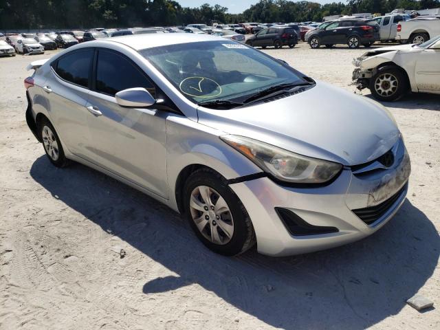 HYUNDAI ELANTRA SE 2016 with VIN 5NPDH4AE1GH734610 - Photo from auction
