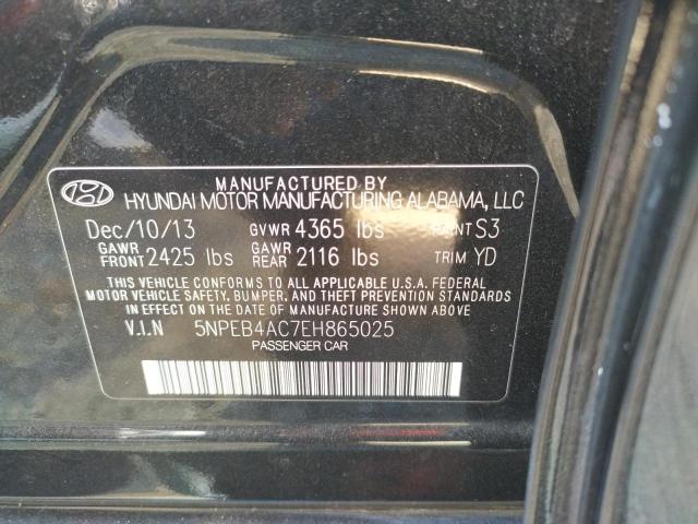 Photo 10 from auction – 2014 HYUNDAI SONATA GLS with VIN 5NPEB4AC7EH865025