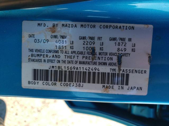Photo 10 from auction – 2010 MAZDA 3 S with VIN JM1BL1S69A1142494