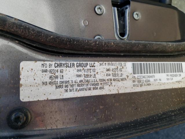 Photo 10 from auction – 2013 CHRYSLER 300 with VIN 2C3CCAAG1DH644070
