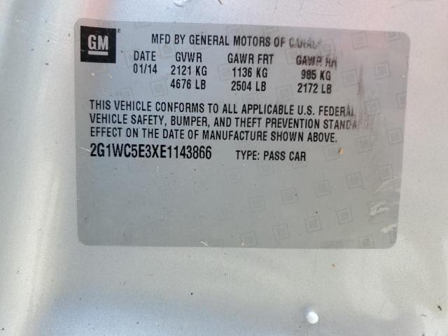 Photo 10 from auction – 2014 CHEVROLET IMPALA LIM with VIN 2G1WC5E3XE1143866