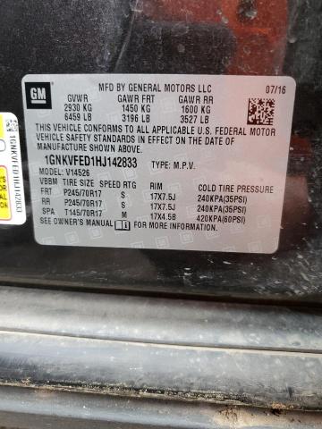 Photo 10 from auction – 2017 CHEVROLET TRAVERSE L with VIN 1GNKVFED1HJ142833