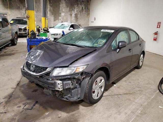 Photo 2 from auction – 2014 HONDA CIVIC LX with VIN 19XFB2F59EE254145
