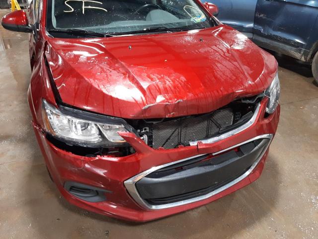 Photo 9 from auction – 2017 CHEVROLET SONIC LT with VIN 1G1JD5SG0H4124900