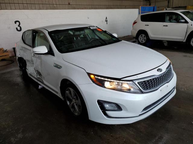 KIA OPTIMA HYB 2014 with VIN KNAGM4AD2E5071610 - Photo from auction