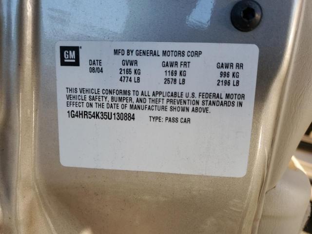 Photo 10 from auction – 2005 BUICK LESABRE LI with VIN 1G4HR54K35U130884