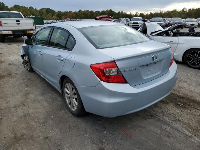 Photo 3 from auction – 2012 HONDA CIVIC EX with VIN 19XFB2F88CE039489