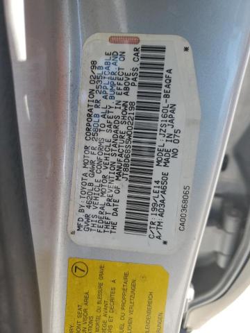 Photo 10 from auction – 1998 LEXUS GS 300 with VIN JT8BD68S5W0022198