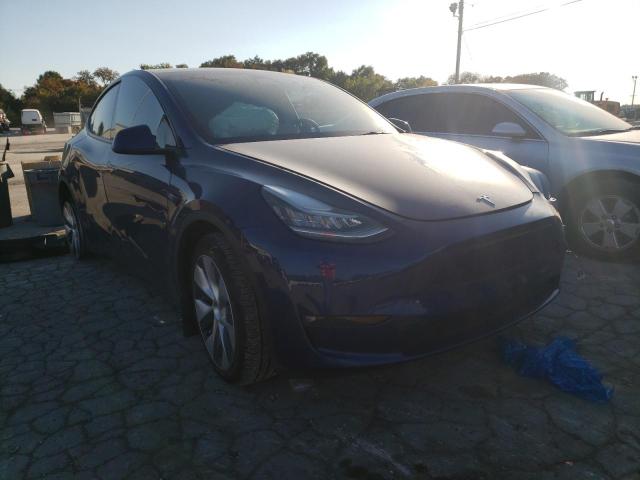 TESLA MODEL Y 2021 with VIN 5YJYGDEE6MF244995 - Photo from auction