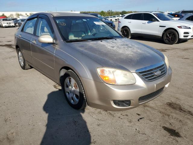 KIA SPECTRA EX 2008 with VIN KNAFE121885576647 - Photo from auction