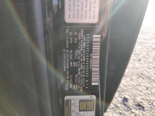 Photo 10 from auction – 2015 KIA OPTIMA SX with VIN 5XXGR4A66FG461743