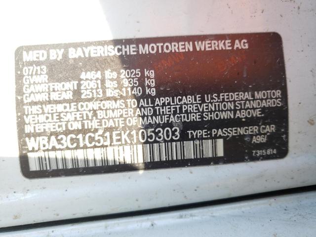Photo 10 from auction – 2014 BMW 328 I SULE with VIN WBA3C1C51EK105303