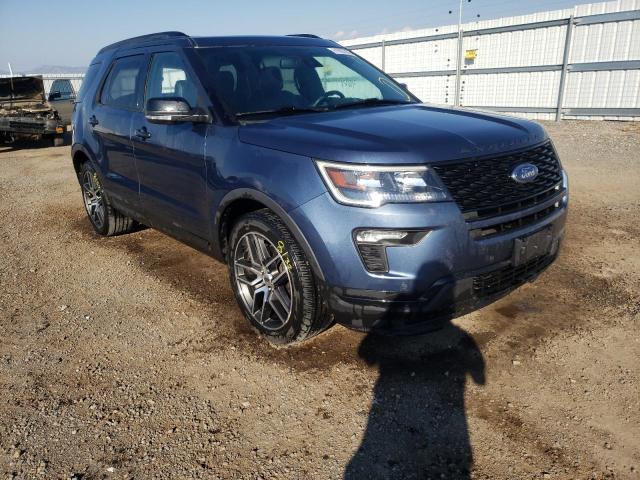 FORD EXPLORER S 2018 with VIN 1FM5K8GT9JGB45007 - Photo from auction