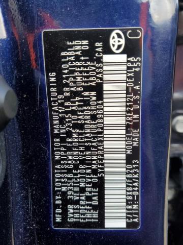 Photo 10 from auction – 2020 TOYOTA COROLLA LE with VIN 5YFEPRAEXLP089604