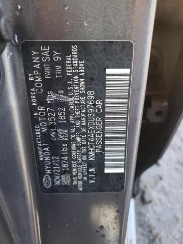 Photo 10 from auction – 2013 HYUNDAI ACCENT GLS with VIN KMHCT4AEXDU397698