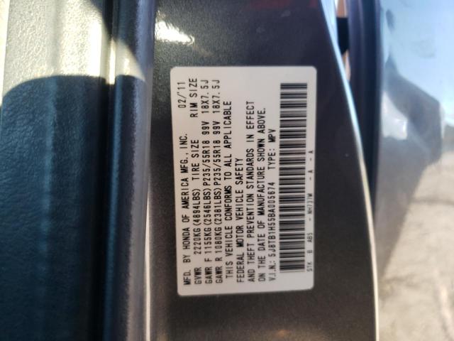 Photo 10 from auction – 2011 ACURA RDX TECHNO with VIN 5J8TB1H55BA005674
