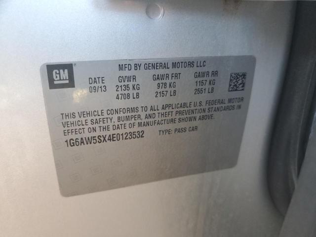 Photo 10 from auction – 2014 CADILLAC CTS with VIN 1G6AW5SX4E0123532