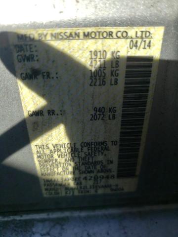 Photo 10 from auction – 2014 NISSAN ALTIMA 2.5 with VIN 1N4AL3AP8EC420948