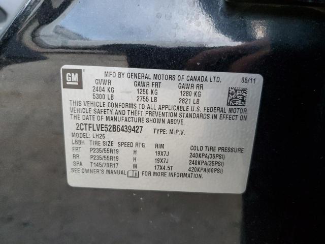 Photo 10 from auction – 2011 GMC TERRAIN SL with VIN 2CTFLVE52B6439427