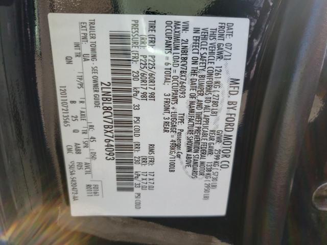 Photo 10 from auction – 2011 LINCOLN TOWN CAR S with VIN 2LNBL8CV7BX764093