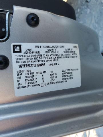 Photo 10 from auction – 2006 CADILLAC SRX with VIN 1GYEE637760190496
