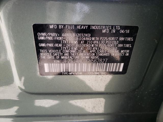 صورة رقم 10 من المزاد - 2016 SUBARU FORESTER 2 مع VIN JF2SJAHC0GH562827