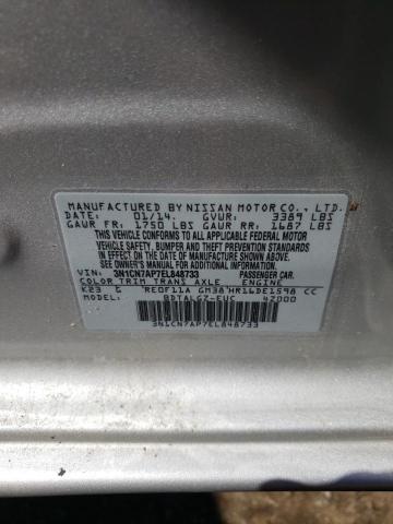 Photo 10 from auction – 2014 NISSAN VERSA S with VIN 3N1CN7AP7EL848733