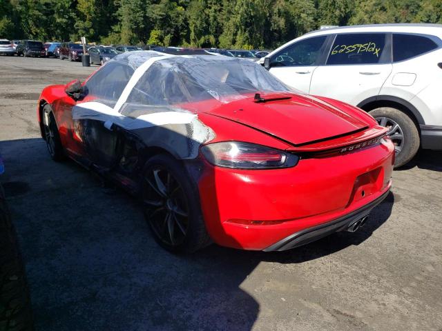 Photo 3 from auction – 2019 PORSCHE BOXSTER BA with VIN WP0CA2A82KS211492