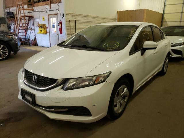 Photo 2 from auction – 2015 HONDA CIVIC LX with VIN 19XFB2F56FE287539