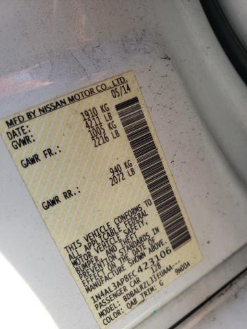 Photo 10 from auction – 2014 NISSAN ALTIMA 2.5 with VIN 1N4AL3AP8EC423106