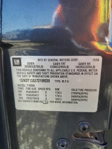 Photo 10 from auction – 2007 CHEVROLET TRAILBLAZE with VIN 1GNDT13S372198039