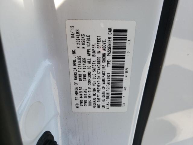 Photo 10 from auction – 2015 ACURA TLX TECH with VIN 19UUB1F51FA022629